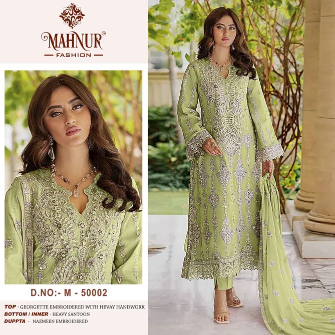 Mahnur Vol 50 Georgette Pakistani Suits Wholesale Shop In Surat
